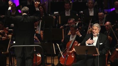 Placido Domingo performed at Emirates Palace.