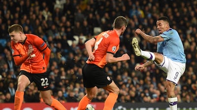 Manchester City's Brazilian striker Gabriel Jesus. AFP