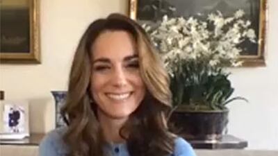 Searches for 'scalloped' rose after the duchess wore the Abercorn Scallop Cardigan by Boden for a video to discuss her Hold Still project on November 14. Instagram / Kensington Royal