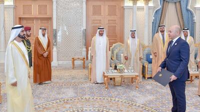 Sheikh Mohammed bin Rashid received the best wishes of the ambassadors during a meeting in Abu Dhabi.