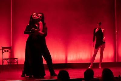 Layla Kardan performing at Papillon. Antonie Robertson / The National