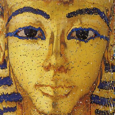 Opera Gallery presents Gold, a group exhibition featuring works by artists including sculptor David Mach (pictured, a detail of King Tutankhamen). Opera Gallery