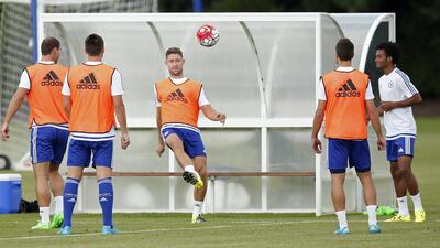 Chelsea’s Gary Cahill, right, has all the respect for London rivals Arsenal ahead of their Community Shield game. Andrew Couldridge / Reuters