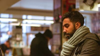 Emerging filmmaker Fayssal Bensahli works as assistant director at MBC. Courtesy Fayssal Bensahli