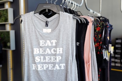 Hautletic stocks a variety of stylish activewear. Chris Whiteoak / The National