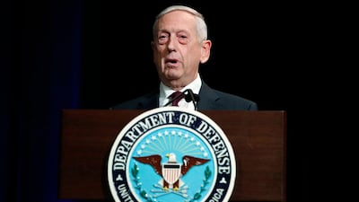 Defence Secretary James Mattis said the Syrian government had repeatedly used chlorine as a weapon. AP /Jacquelyn Martin