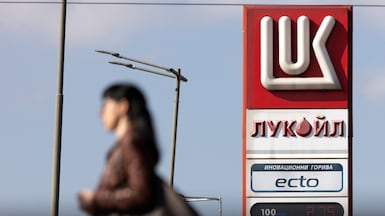 A Lukoil gas station in Sofia, Bulgaria. Reuters