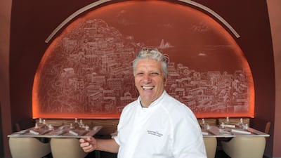 Antonio Mellino at Quattro Passi in Dubai. Chris Whiteoak / The National