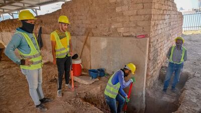 The Mashki Gate was bulldozed along with other gates during the city’s occupation by ISIS in 2016, with the destruction shared widely online.