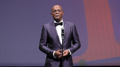 Samuel L. Jackson also wore Burberry at the opening night of the 13th Dubai International Film Festival where he won the Lifetime Achievement award. Courtesy Burberry