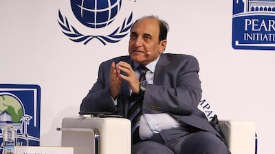 Osman Sultan, the du chief executive, says the challenge for telecoms companies is to make money from the shift to digital services and data. Pawan Singh / The National