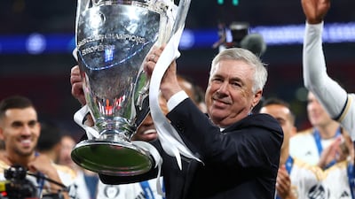 Carlo Ancelotti is a five-time winner of the Uefa Champions League. Reuters
