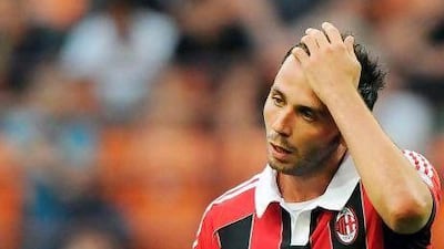 Milan fans have made it clear that they are far from thrilled with the arrival of Giampaolo Pazzini from rivals Inter. Dal Zennaro / EPA