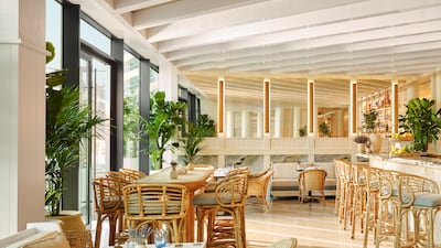 The beautifully sophisticated venue also offers a distinctively Mediterranean design. Photo: Riviera by Jean Imbert