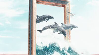 Zak Eazy's take on the Dubai Frame.