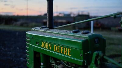 A 1941 Model H John Deere tractor. While most models offered are not this old, the UK second-hand tractor market is booming. Mohammad Khursheed/Reuters