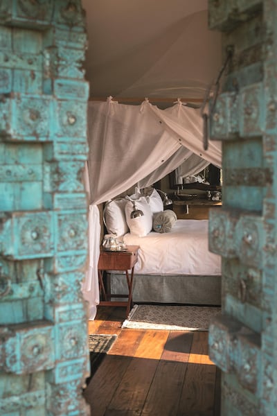 There are only four guests tents in the camp. Courtesy Andrew Howard Photo