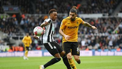 Joseph Willock - 7. Denied a goal by Dawson’s block early in the game. Showed great vision to pick out Almiron for Newcastle's second goal. Getty