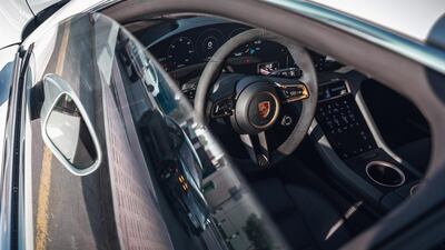 Conventional switches and buttons are replaced with a touchscreen operation using haptic feedback via pulses through the fingers.