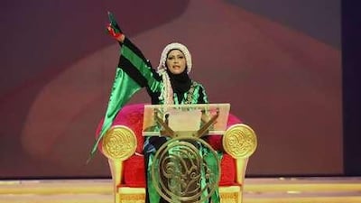 Haneen Arjaneh is one of just three women to make the finals of the 'Millions Poet' television show.