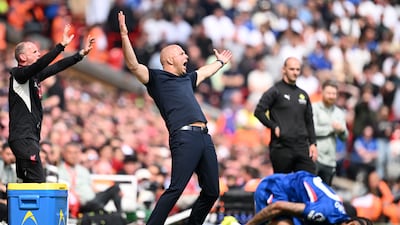 Liverpool manager Arne Slot during the match against Chelsea at Anfield. Getty Images
