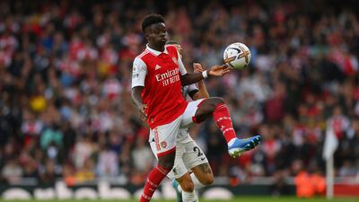 Bukayo Saka - 8 The 21-year-old caused Tsimikas plenty of problems. He scored Arsenal’s second and converted the winning penalty with aplomb before making way for Vieira deep in stoppage time. Getty