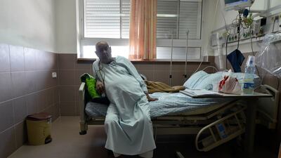 A patient in his ward at the hospital. Photo: Getty Images