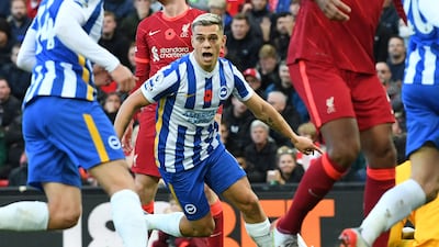 Centre forward: Leandro Trossard (Brighton) – Produced a brilliant performance as a false nine and scored the equaliser as Brighton came from 2-0 down to draw at Anfield. AFP