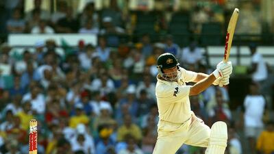 Then Australia captain Steve Waugh scored 80 runs in the last innings of his illustrious Test career to deny India their first series win in 2003/04. Nick Laham / Getty Images