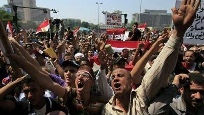 Protest rallies in Cairo are attracting fewer and fewer participants. Friday was a case in point, when only a few hundred turned up at Tahrir Square to protest against the military's revival and expansion of emergency laws, which give police wide powers for arrest and detention. Khalil Hamra / AP Photo