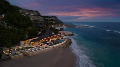 Uma Beach House is on the photogenic Melasti Beach. Photo: LXR Hotels