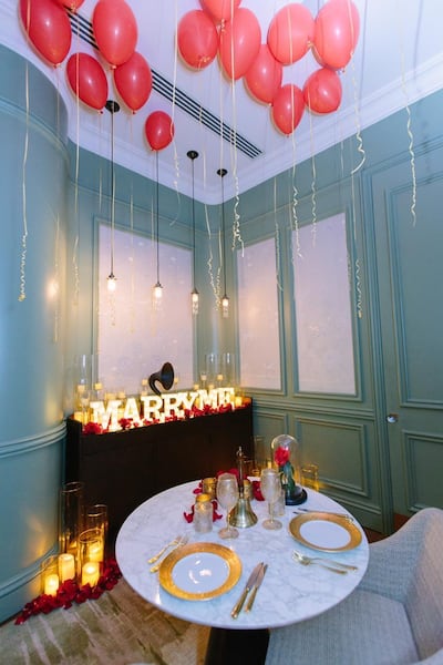 The hidden room proposal is one of 10 set-ups put together by The Big Proposals