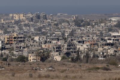 The northern Gaza Strip on November 11. Getty Images