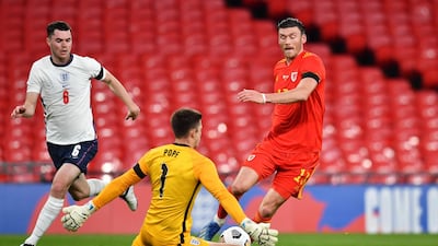 Kieffer Moore – 7. Seized on Saka’s poor clearance and had the first real shot on goal, but his volley finished wide of the post. He looked a danger through the middle and came close again, only for Pope to save at his feet. Did well before coming off and his absence weakened Wales significantly. Reuters