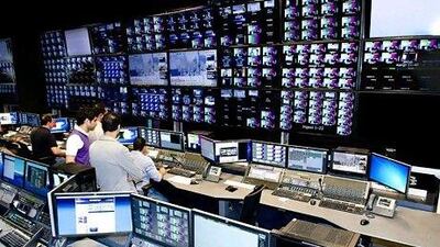 The Sky News Arabia studios in Abu Dhabi. Courtesy Sky News Arabia