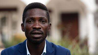 Bobi Wine has alleged electoral fraud after Thursday's presidential election. Getty