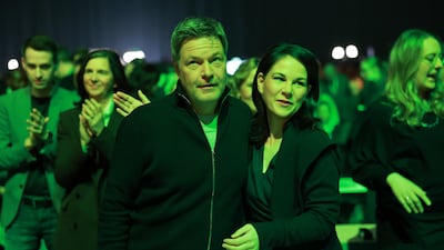 Economy and Climate Minister Robert Habeck and Foreign Minister Annalena Baerbock have held top positions for the Greens in Germany's government. EPA