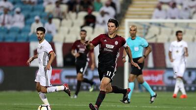 Al Wahda's Argentine forward Sebastian Tagliabue said it would be a 'pleasure' if he can play for the UAE. Pawan Singh / The National