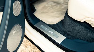 Only five of the pearl-themed, W12-powered luxury SUVs will be made. Courtesy Bentley