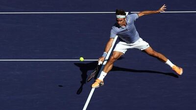 He may have lost, but Roger Federer battled Novak Djokovic in the Indian Wells final last weekend. Jeff Gross / AFP