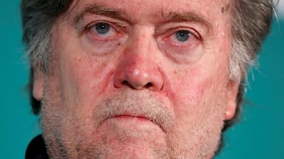 Former White House chief strategist Steve Bannon. Kevin Lamarque / Reuters