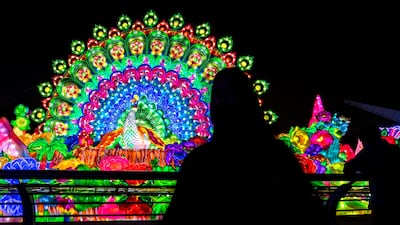 Since its opening in 2015, Dubai Garden Glow has been one of the city’s favourite tourist and family destinations. Victor Besa / The National