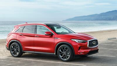 The engine is paired with a continuously variable transmission. Infiniti