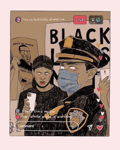 An illustration by Lebanese artist Nouri Flayhan. Courtesy Nouri Flayhan