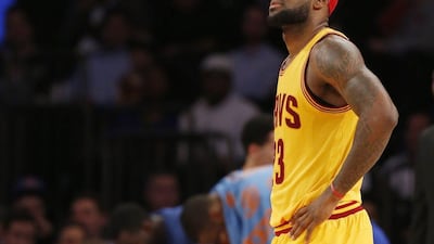 No 3 Athlete: LeBron James, basketball player, Cleveland Cavaliers. Country: USA. League: NBA. Twitter: @KingJames, 16.6 million followers. (Photo: Kathy Willens / AP)