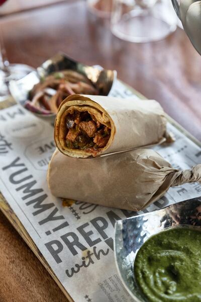 Kathi roll at Soul Street. Antonie Robertson / The National