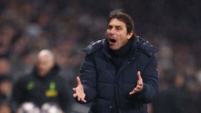 Antonio Conte has called for patience after Tottenham were eliminated from the Champions League Round of 16 by AC Milan. Getty