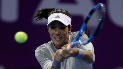 Garbine Muguruza's best performance in Dubai is reaching the semi-finals of the tournament in 2015. Ibraheem Al Omari / Reuters