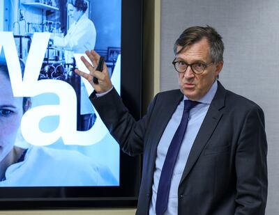 Mads Bo Larsen, vice president and general manager of Novo Nordisk UAE. Victor Besa / The National