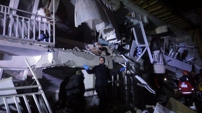 The earthquake was powerful enough to damage buildings severely. Reuters